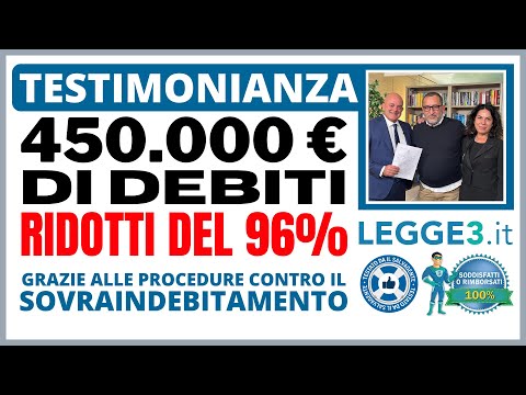 Giuseppe: liberato da oltre 450.000 €